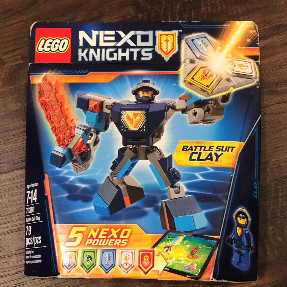 Rare LEGO Nexo Knights 70362 🤺Battle Suit Clay NEW IN BOX LEGOS ⚔️❤️⚔️